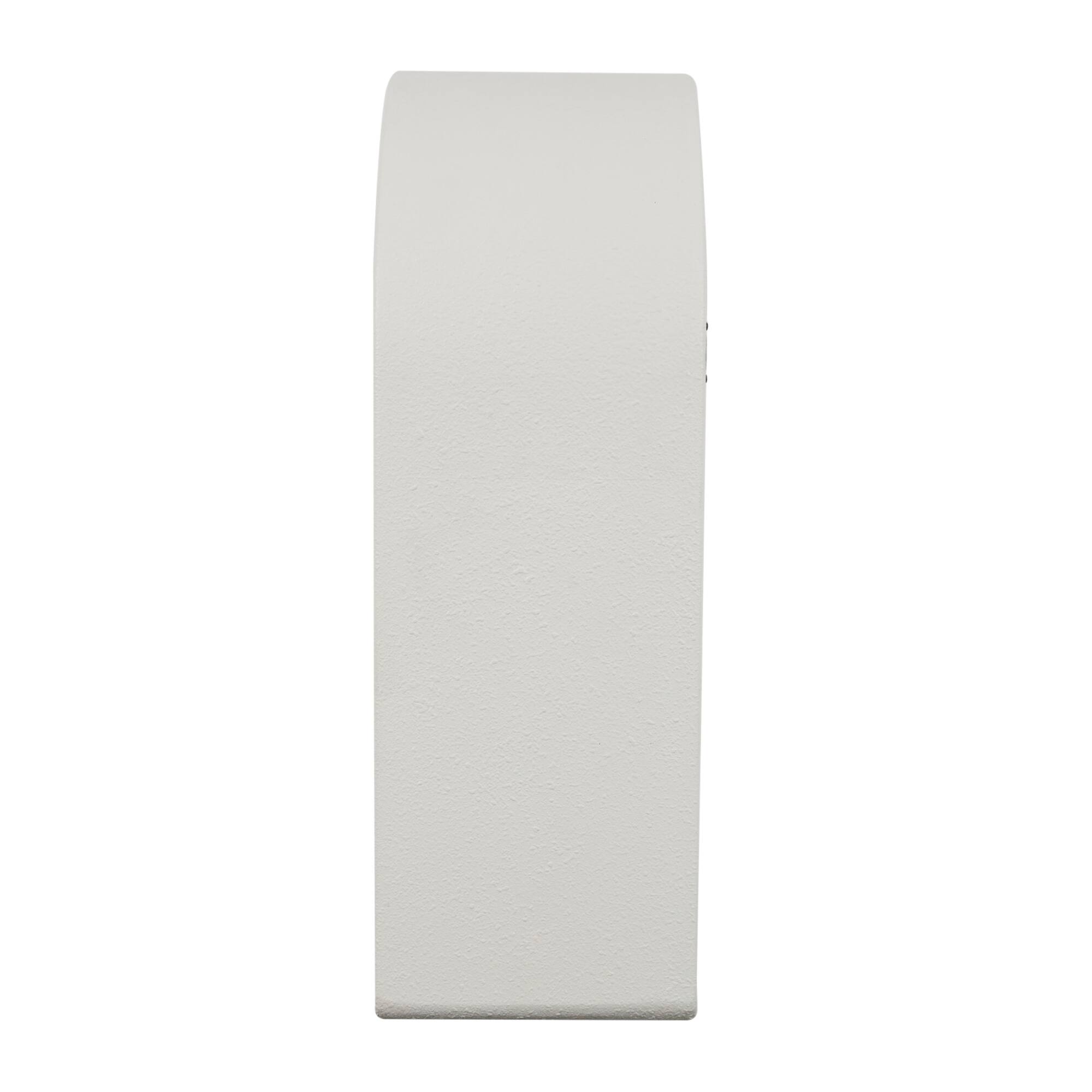 24" Cream Geometric Arched Wall Shelf
